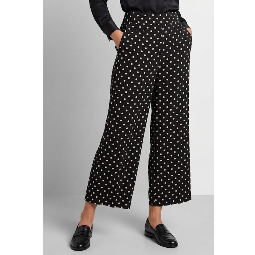 Talbots Wide-Leg Crop Pants